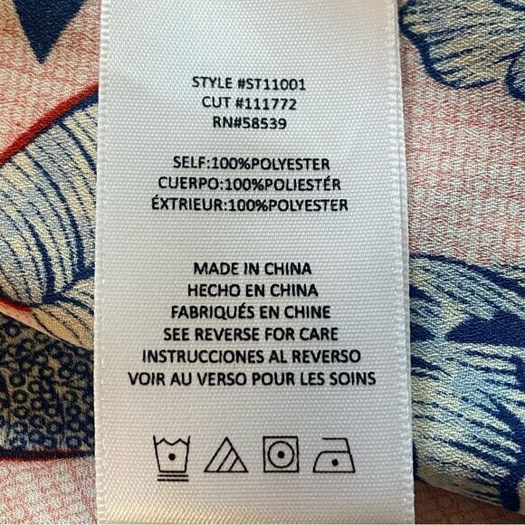 Kut From The Kloth Floral Pink/Blue Cold Shoulder Top Size Medium - Picture 4 of 11